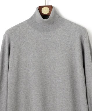 J.PRESS MEN 【ストレッチ性 / イージーケア】【FLEX YARN】タートルネックニット ライトグレー系