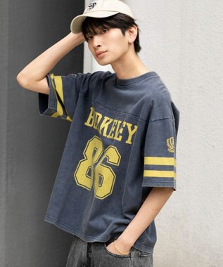 WEGO 【ユニセックス着用ITEM/MLサイズ展開】ナンバリングT（SS） ネイビー
