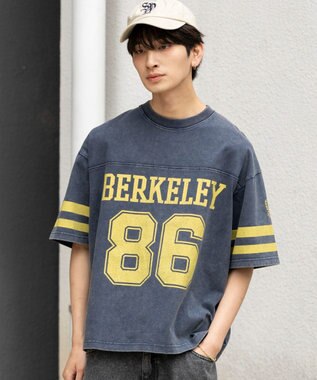 WEGO 【ユニセックス着用ITEM/MLサイズ展開】ナンバリングT（SS） ネイビー