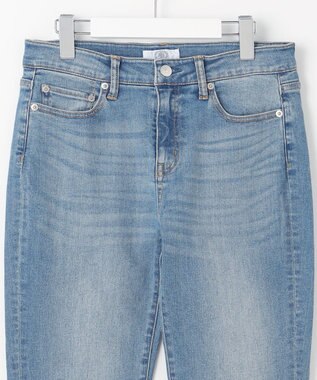 J.PRESS LADIES L 【洗える】BASIC STRETCH DENIM スキニー パンツ ダルブルー系