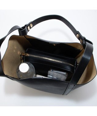 UNBILLION カシュカシュ cachecache / インバッグ付き2wayショルダートート ブラック