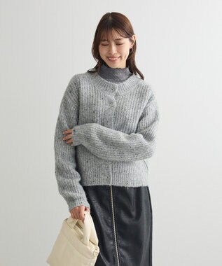 Green Parks ２ｗａｙ　ショート丈ネッププルオーバー Light Gray