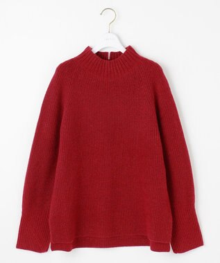 ANY SIS L ハイネックAir ニット レッド