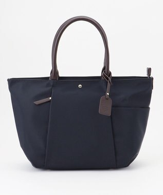 J.PRESS LADIES 【WEB限定カラーあり・A4サイズ収納可】 ナイロン トート バッグ ネイビー系