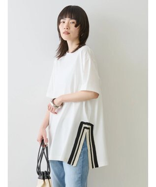 AMERICAN HOLIC サイドかぎ針カットチュニック Off White