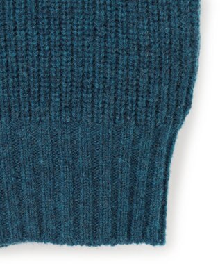 J.PRESS MEN 【WEB限定】畔編み フルジップカーディガン グリーン系