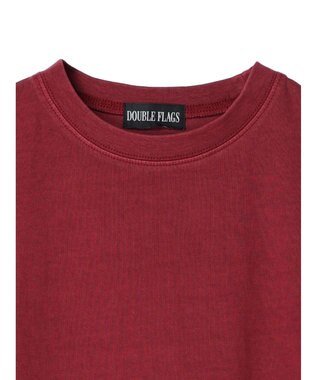 Green Parks ・Ｄｏｕｂｌｅ　Ｆｌａｇｓ　ピグメント加工ノースリＴＥＥ Bordeaux