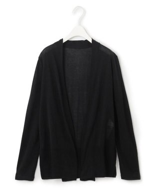 ICB L 【接触冷感・洗える】PINION ショートカーディガン ブラック系