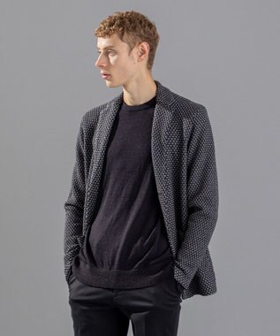 JOSEPH HOMME ストロータックステッチ　ニットジャケット ブラック系3