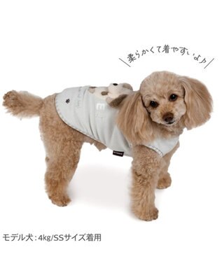 PET PARADISE ペットパラダイス サーモキープ タンクトップ 《わんさんらぶ》 超小型犬 小型犬 ライトグレー