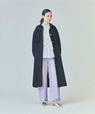 GRACE CONTINENTAL コサージュドレスシャツ ホワイト