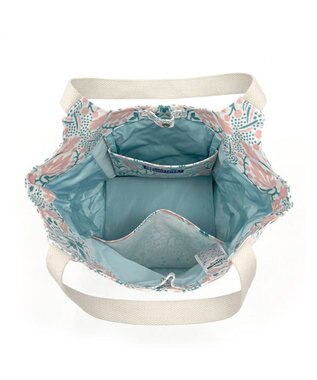 ROOTOTE 1026【肩掛け ラミネート加工】EU.ラウンド.ラミネート-R 01：フローラル