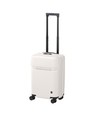ACE タッシェ スーツケース ストッパー機能 2~3泊 機内持ち込み 06536, ホワイト, F