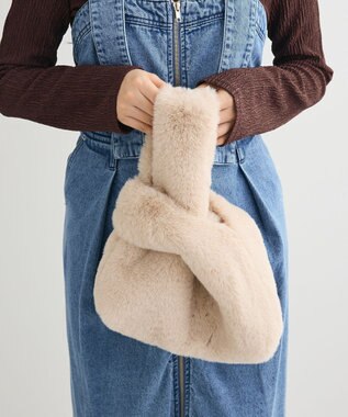 Green Parks ＥＴＳ．ミンク風ファーミニトートバック