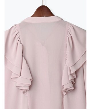 Te chichi ボウタイチュニックフリルブラウス《2025Autumn catalog vol.2 item》 ピンク