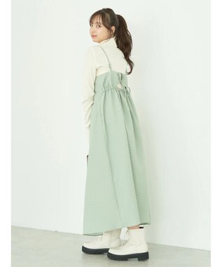 earth music&ecology バックオープンキャミワンピース Mint