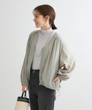 Green Parks ・Ｐｅｔｉｔ　Ｆｌｅｕｒ　ジャカードハイネックロンＴＥ Light Gray