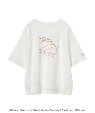 Green Parks Ｗｉｎｎｉｅ　ｔｈｅ　Ｐｏｏｈ／７分袖プルオーバーⅡ White