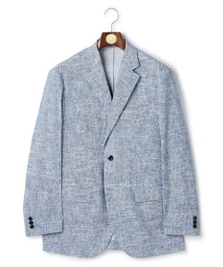 J.PRESS MEN 新色【MECHANICAL】【超軽量 / 清涼感 / 洗える】 ハイパワーストレッチ リネンルックジャケット_26年モデル ブルー系