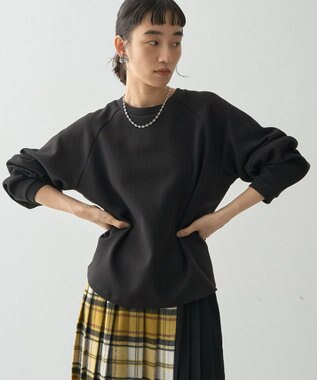 AMERICAN HOLIC 袖ボリュームポンチプルオーバー Black