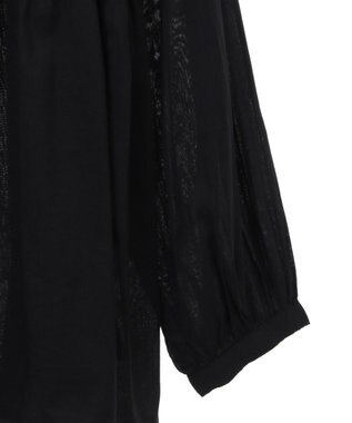 AMERICAN HOLIC バンドカラーピンタックブラウス Black