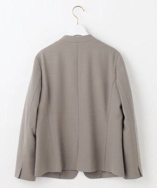 ANY SIS ビューティサーモ2WAYストレッチ ノーカラージャケット グレージュ