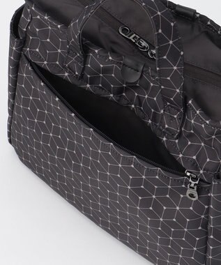 Y'SACCS キュービック×ポイントドット　2WAYトート＆ショルダー　Sサイズ ブラック