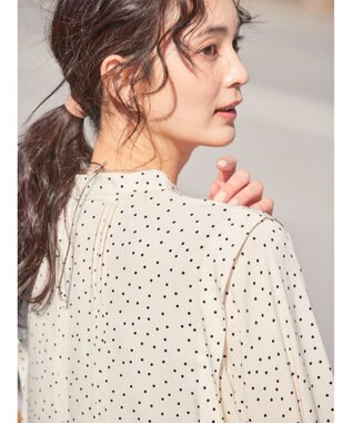 AMERICAN HOLIC サラックールタック使いブラウス Ivory