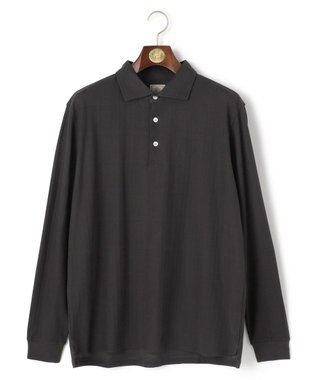  【ビジネス対応】リンクスシャドーチェック ロングスリーブポロシャツ