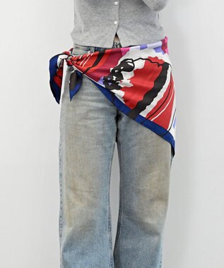 Marca ＜春の新色！＞【the PORT by marca】 CAKE 大判 シルクツイル スカーフ