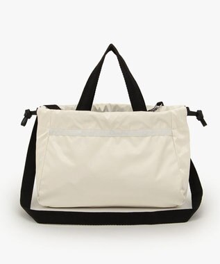 LeSportsac E/W CITY DRAWSTRING BAG??? /アップタウンパールシャイン/ブラック アップタウンパールシャイン/ブラック