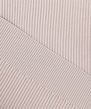 自由区 L 【洗える】パールディティール クルーネックニット ライトグレー系