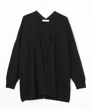 ANY L 【接触冷感/UVケア/アンチピリング】ニットカーディガン ブラック