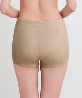 WACOAL 【-5歳のガードル】 ショート丈 「-５歳」の着やせシルエットに 吸汗速乾・通気性(身生地) レディース GRC323 /ワコール カラシ