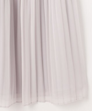 ANY SIS 【洗える】フェミニンプリーツ ワンピース ライトグレー