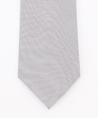 J.PRESS MEN 【FOMARL COLLECTION】マイクロチェック フォーマルネクタイ アイボリー系