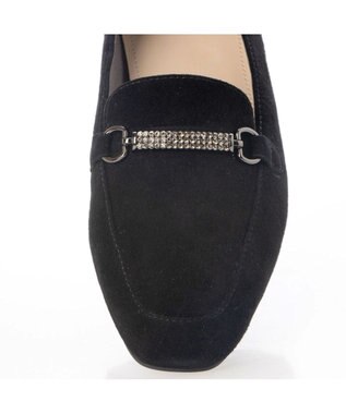 Riz raffinee <Riz raffinee>キラキラビットローファー ブラックスエード