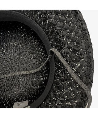 林八百吉商店 un chapeau  紐付きキャペリン ブラック