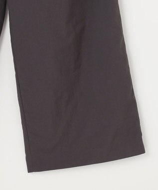 NAVE 【ReNAVE・洗える/撥水加工/接触冷感/UVケア/セットアップ】ナイロンタスラン ワイドパンツ グレー系