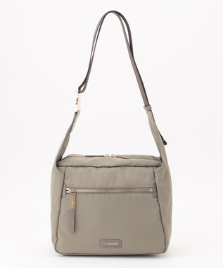 LA BAGAGERIE メタルバックル　ボックスショルダー　Sサイズ グレージュ