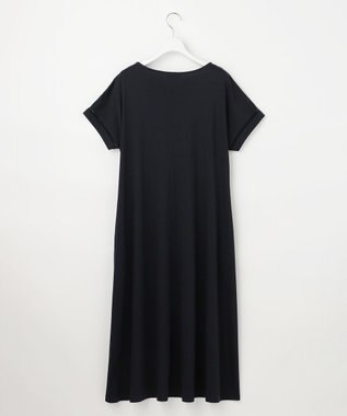 J.PRESS LADIES L コットンスムース ワンピース ネイビー系