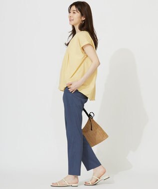 ANY SIS S 【洗える】バルーン ブラウス イエロー