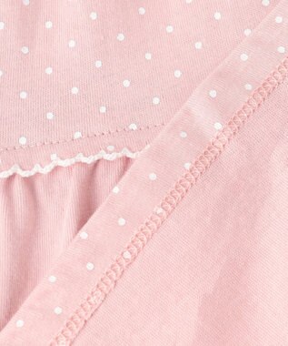 組曲 KIDS 【110-140㎝】 ドットティアードチュニック ピンク