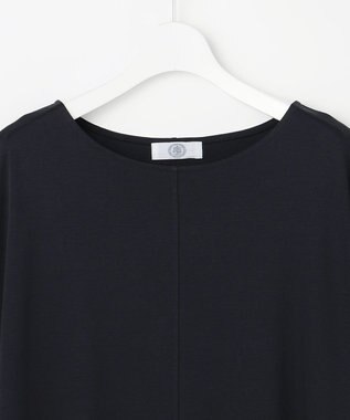 J.PRESS LADIES L コットンスムース ワンピース ネイビー系