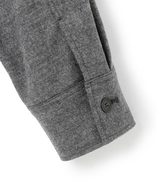 23区 【滝沢眞規子さん着用/VERY掲載/洗える】ウールミルドジャージー シャツ グレー系