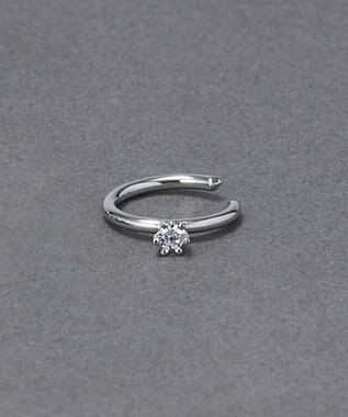 Phoebe 【金属アレルギー対応】ブリンクビジューイヤーカフ　シルバー/ニッケルフリー シルバー