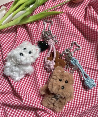 WEGO わんこセットキーホルダー ブラウン