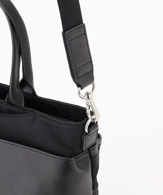 Y'SACCS シルキーリュクス2WAYトートバッグ ブラック