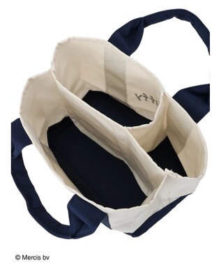 Green Parks ｍｉｆｆｙ／仕切りつきトートバッグ Navy