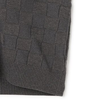 J.PRESS MEN 温かさと軽さの快適素材【ストレッチ / イージーケア】【FLEX YARN】リンクスフルジップ  ニットカーディガン グレー系